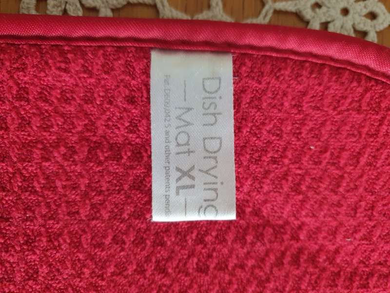 WAFFLE WEAVE DISH CLOTH - BRIGHT RED