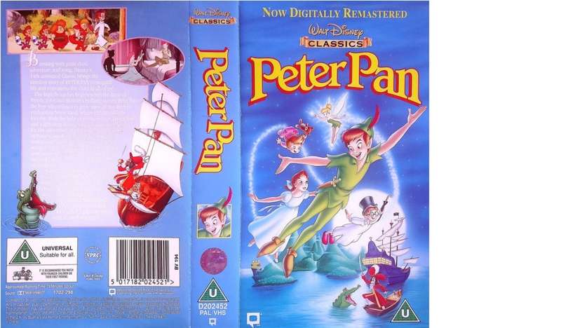Peter Pan (1953) [VHS]