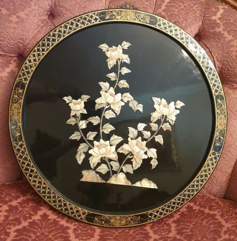 JAPANESE ABALONE SHELL WALL ART