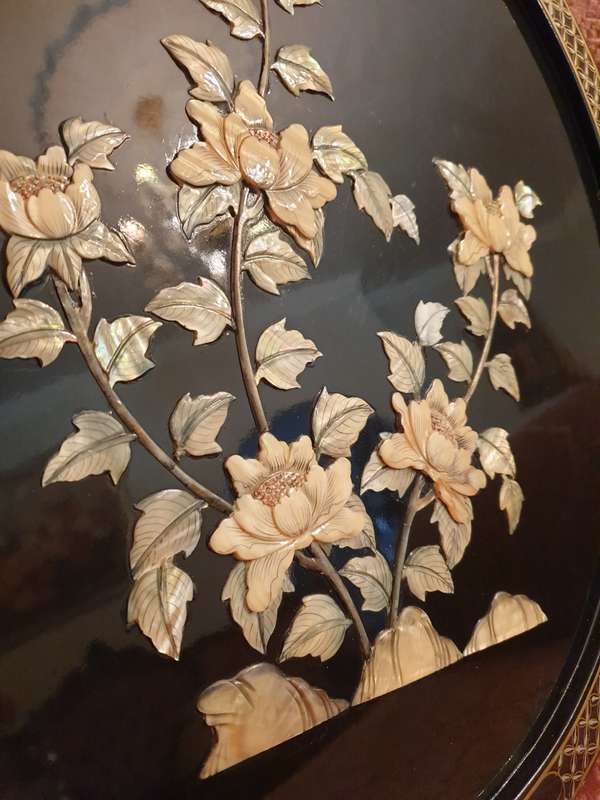 JAPANESE ABALONE SHELL WALL ART