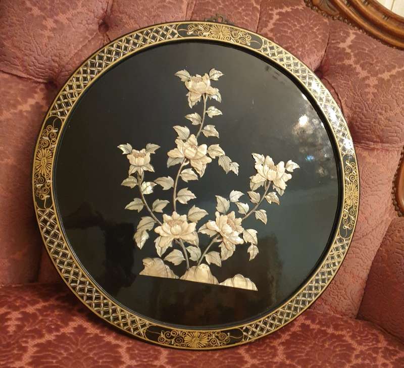 JAPANESE ABALONE SHELL WALL ART