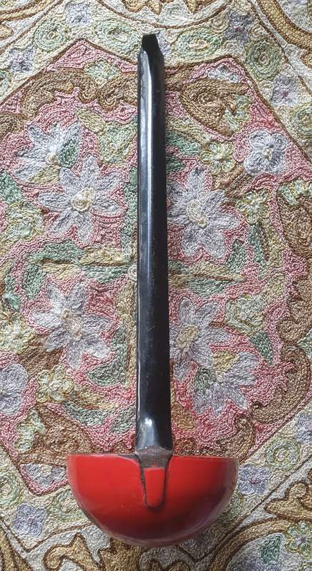 VINTAGE ENAMEL SOUP LADLE | DECOR | KITCHENALIA |