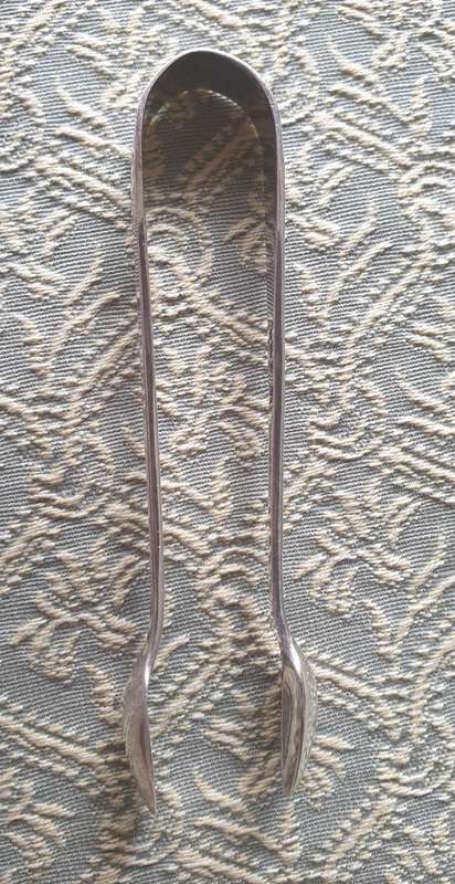 Hallmarked Silver  Sugar Tongs | VINTAGE | 14