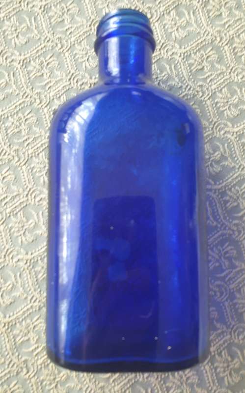 Vintage  Blue Milk of Magnesia bottle | made in the USA | 1930`s |