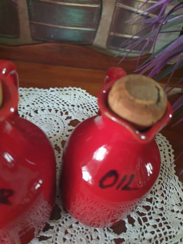 Vinegar and Oil Dispensers | Kitchenalia | Good Condition |
