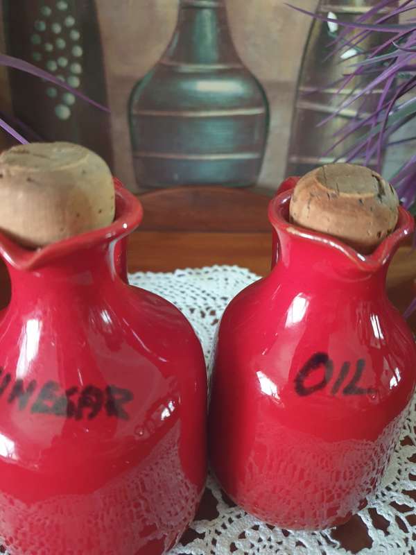 Vinegar and Oil Dispensers | Kitchenalia | Good Condition |