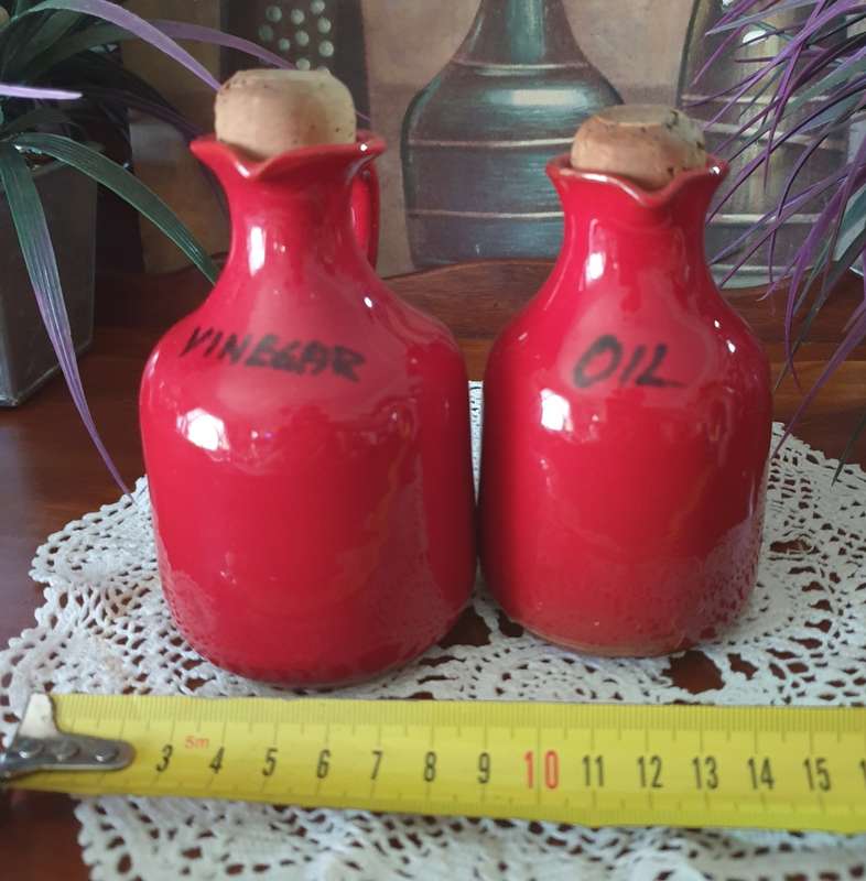 Vinegar and Oil Dispensers | Kitchenalia | Good Condition |