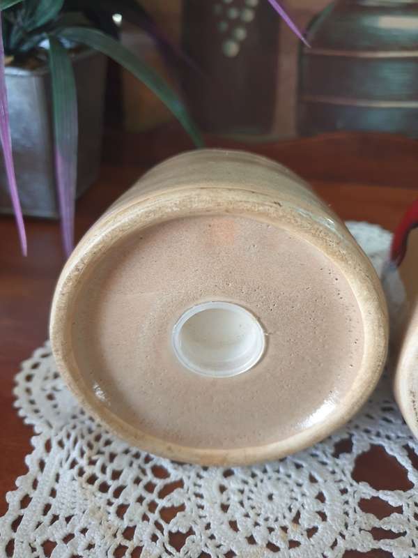 Large Salt and Pepper shakers | Kitchenalia | Good Condition |