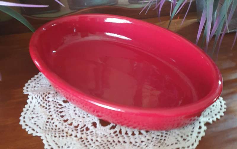 Heavy Oval Bowl for Your Kitchen  | Good Condition | 01