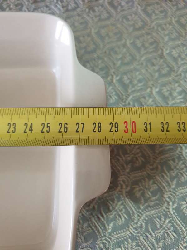 Medium Very Heavy Casserole Bowl | Very Good Condition | Bright Red |
