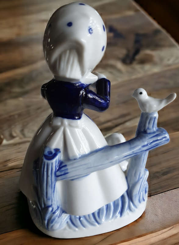 Small Blue and White Figurine