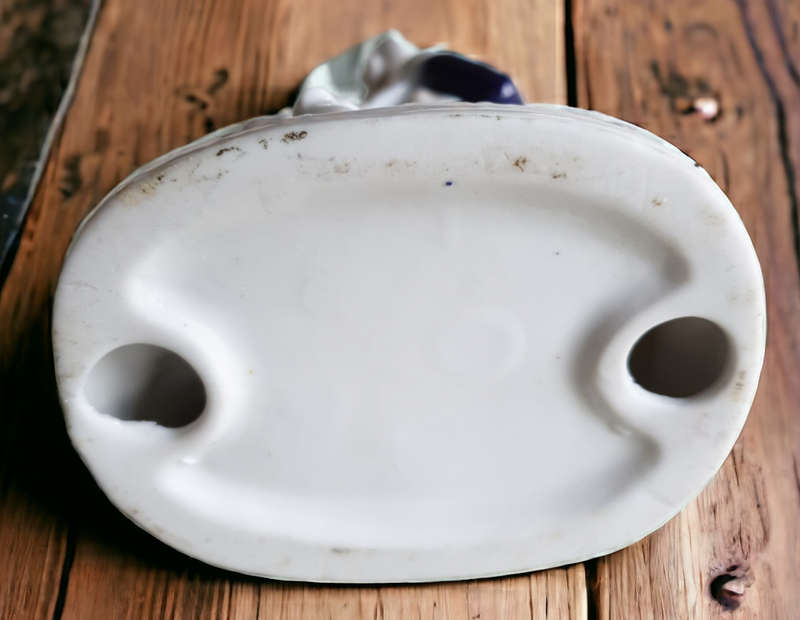 Small Blue and White Figurine
