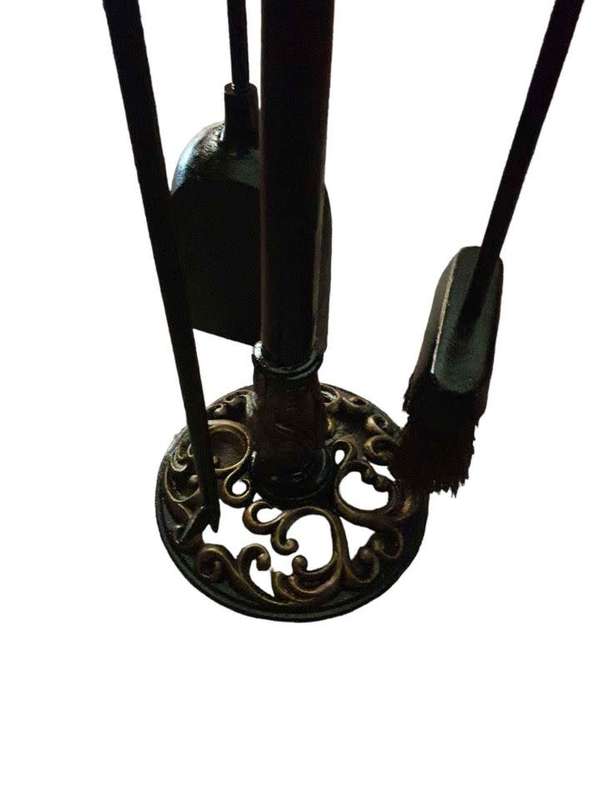 Vintage Cast iron Fireplace Tools