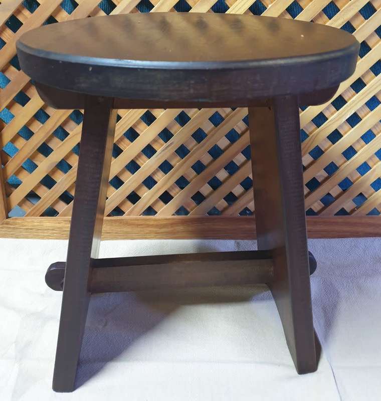 Small Round Side Table | SOLID WOOD |