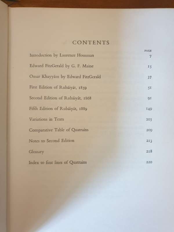 Rubaiyat of Omar Khayyam | Translated by Edward Fitzgerald |