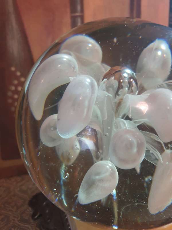 HUGE GLASS PAPER WEIGHT | 4.3 KG |