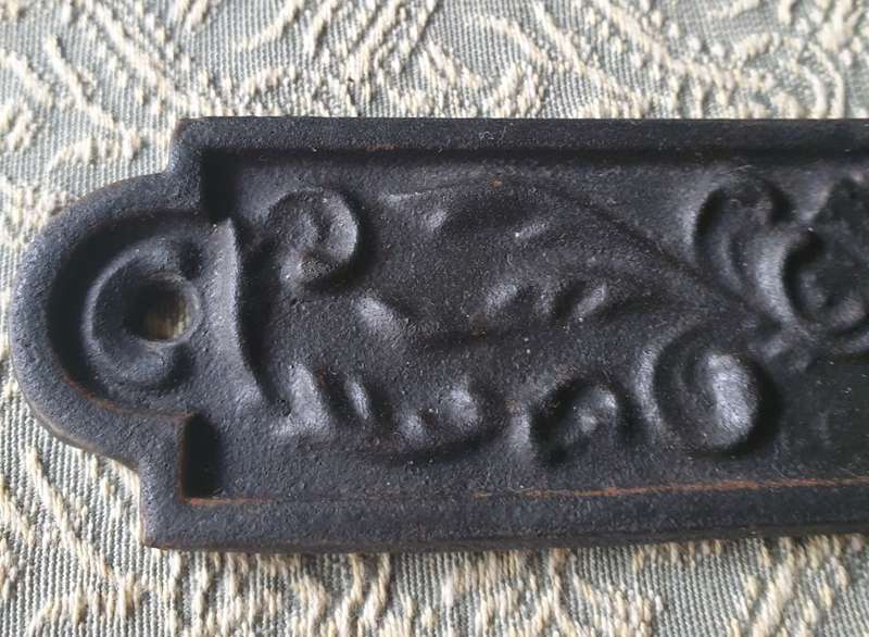 Vintage French Le Creuset Cast Iron Plaque, Retro Metal