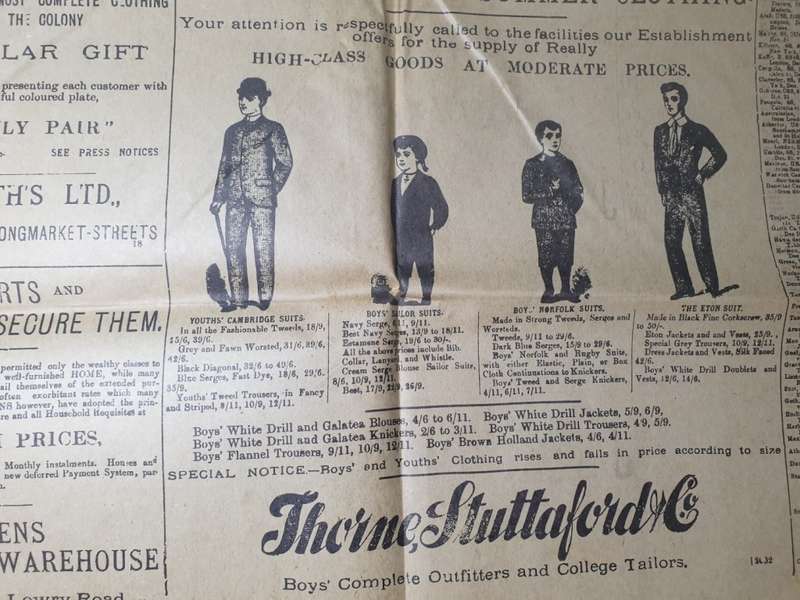 The Cape Argus` 2 January 1896. Original newspaper.
