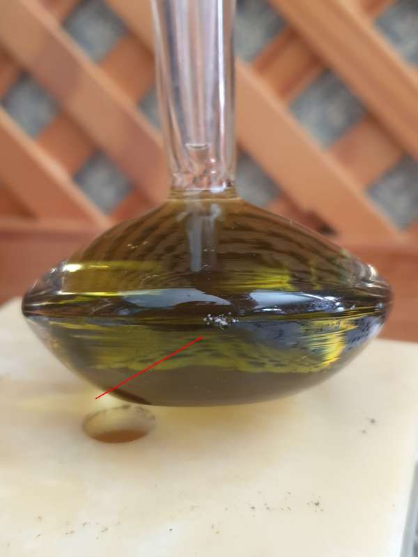 SMALL GREEN AND CLEAR GLASS VASE | DECOR | VINTAGE |