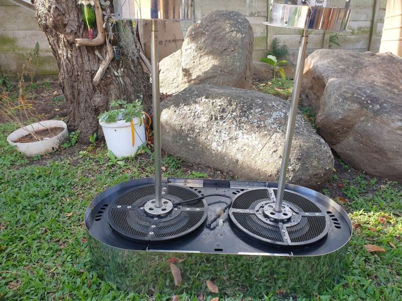 High quality Restaurant Double  Extractor fan with lights.