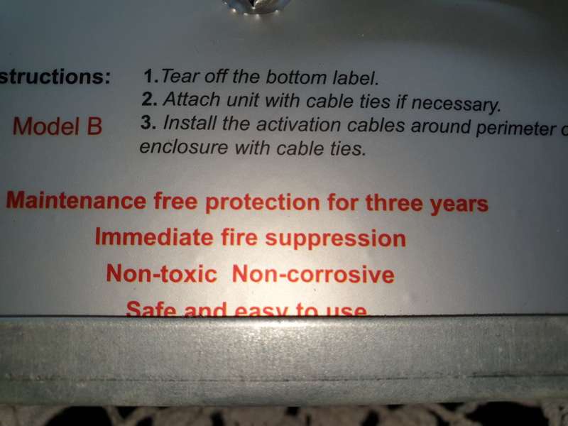 aero x fire suppression