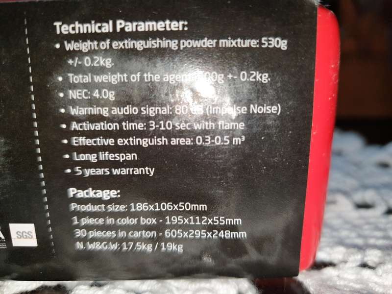 aero x fire suppression  Medium Brick