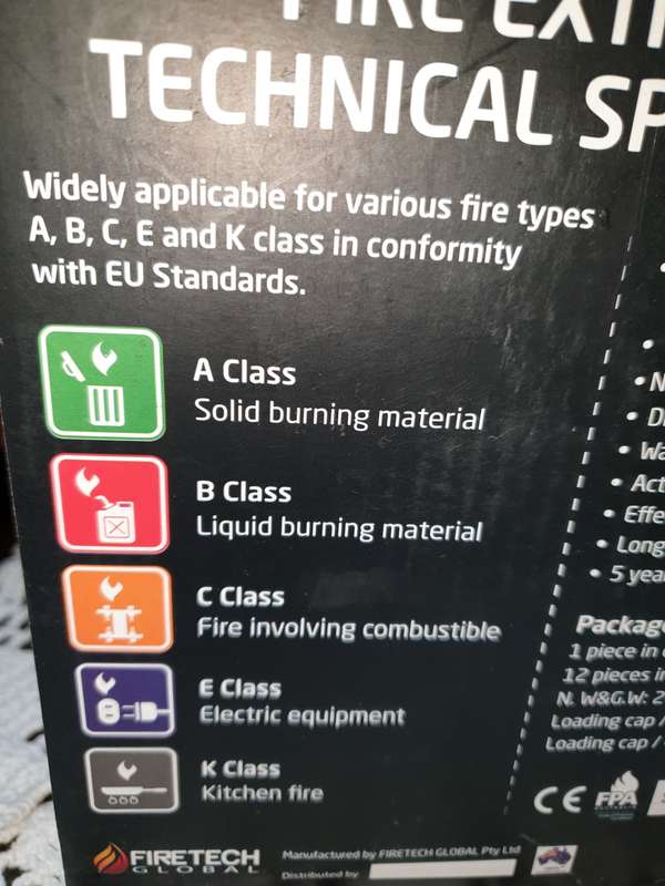 aero x fire suppression  XL fireball