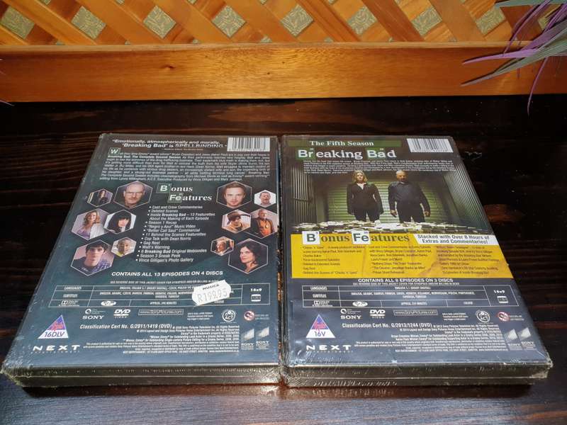 Breaking Bad sealed seasons  Two and Five