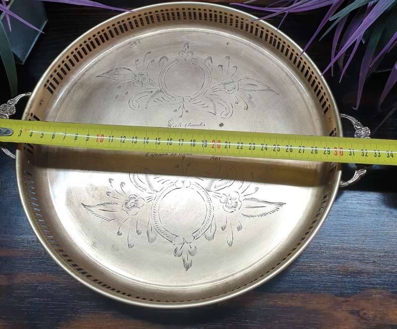BRASS TRAY FOR YOUR COLLECTION | BRASS | TRAY | DECOR |