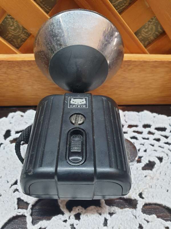 CatEye Cat Eye Vintage Halogen Bicycle Head Lamp Light Hl-300  FROM GHOSTBUSTERS