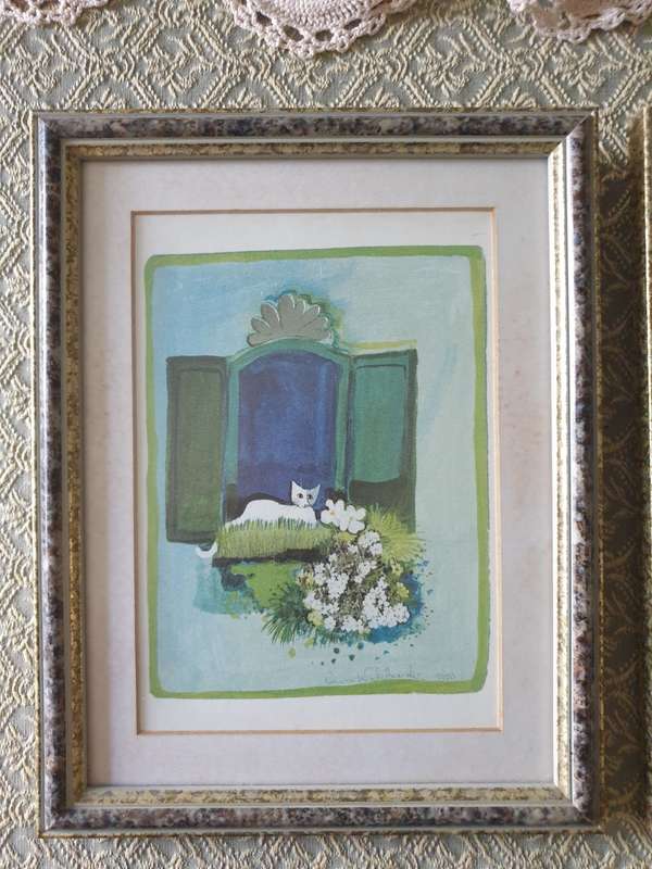 TWO CAT PRINTS | DECOR | VINTAGE | PRINTS |