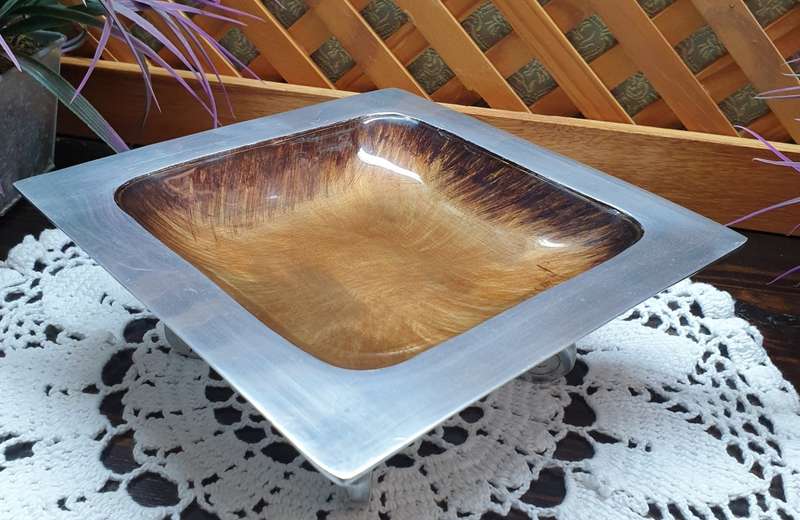 PEWTER SNACK BOWL