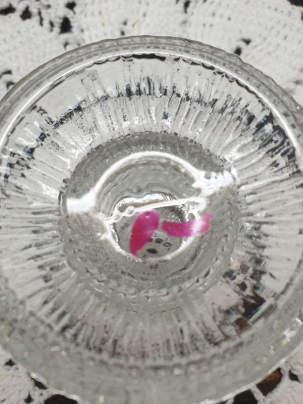 FRENCH GLASS CANDLE HOLDER | DECOR |