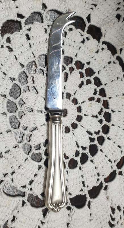 SILVER PLATED CHEESE KNIFE | FRANCIS GREAVES & SONS |