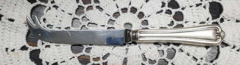 SILVER PLATED CHEESE KNIFE | FRANCIS GREAVES & SONS |