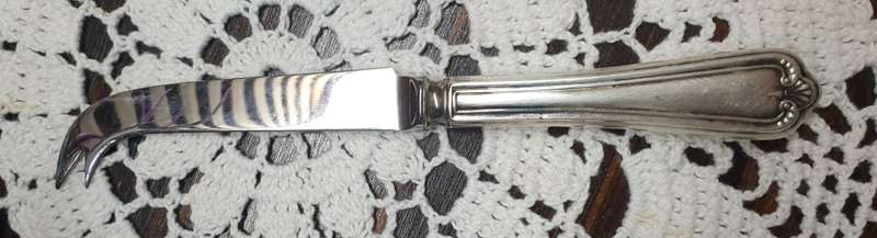 SILVER PLATED CHEESE KNIFE | FRANCIS GREAVES & SONS |