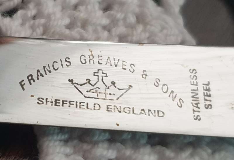 SILVER PLATED CHEESE KNIFE | FRANCIS GREAVES & SONS |