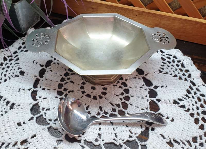 EPNS BOWL WITH SPOON