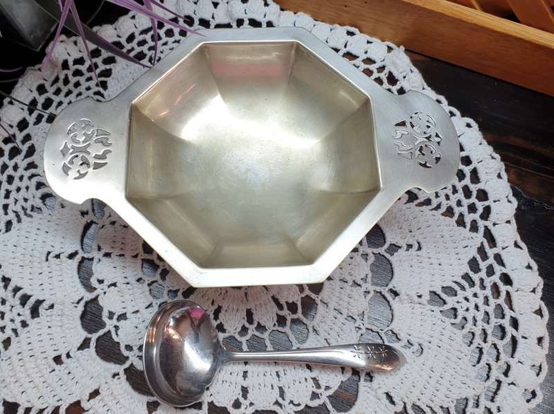 EPNS BOWL WITH SPOON