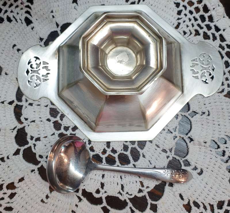 EPNS BOWL WITH SPOON