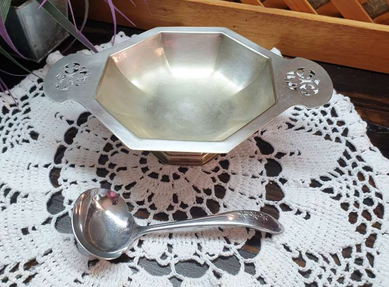 EPNS BOWL WITH SPOON