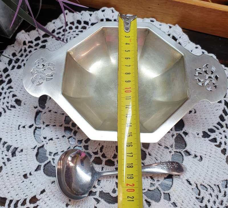 EPNS BOWL WITH SPOON