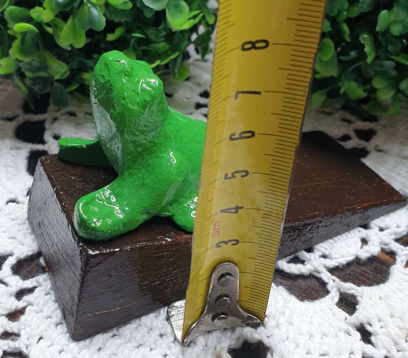 CAST IRON DOORSTOP | PAINTED | FROG |