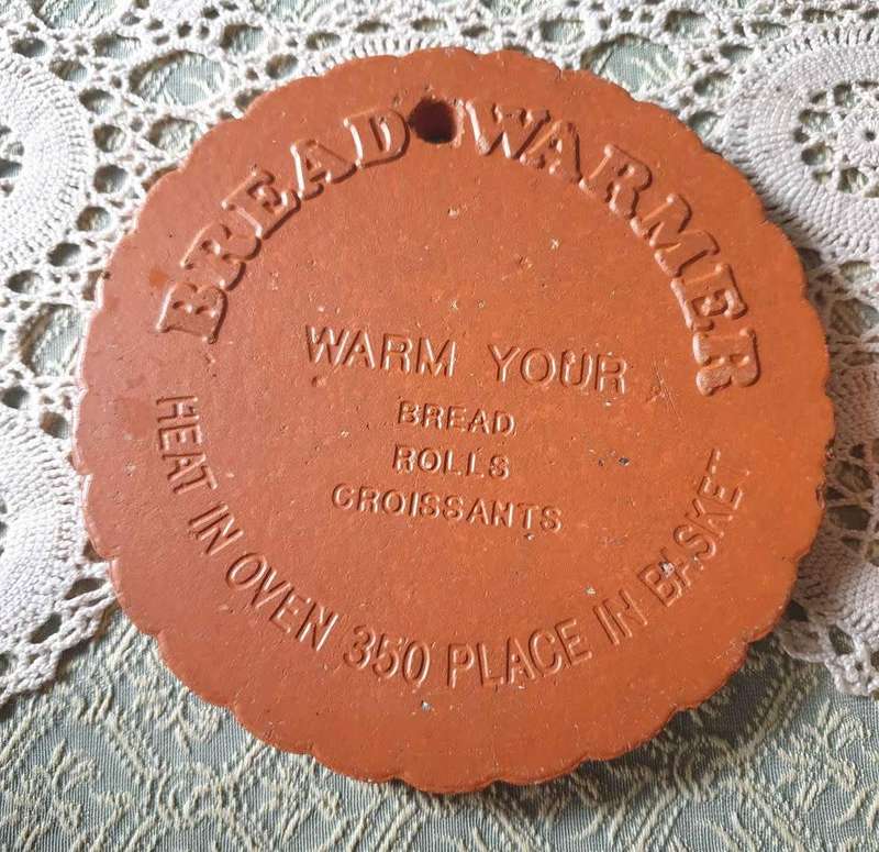 Set of Terracotta bread Warmers for your Farmhouse Kitchen 14 cm Wide