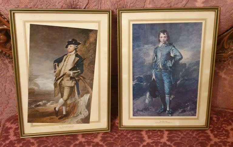 VINTAGE SET OF PRINTS | THE BLUE BOY | THE THIRD EARL OF BRISTOL |