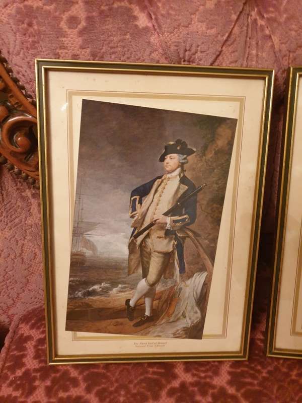 VINTAGE SET OF PRINTS | THE BLUE BOY | THE THIRD EARL OF BRISTOL |