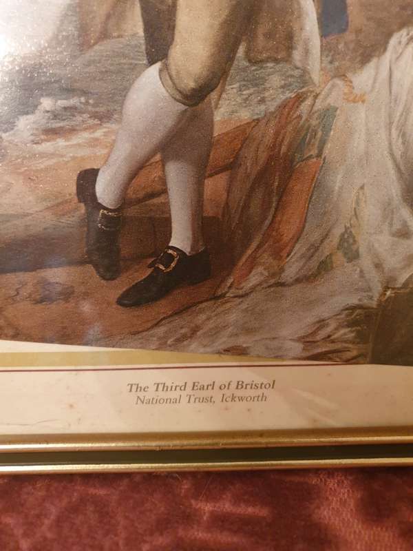 VINTAGE SET OF PRINTS | THE BLUE BOY | THE THIRD EARL OF BRISTOL |