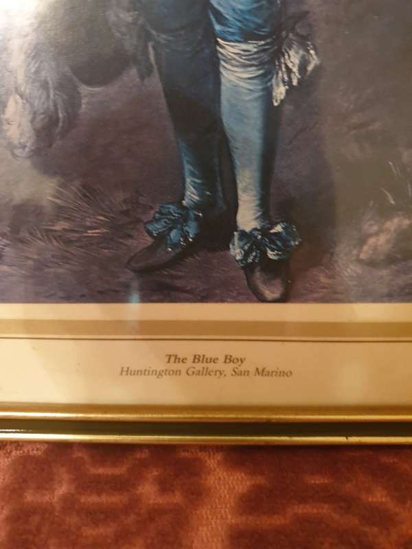 VINTAGE SET OF PRINTS | THE BLUE BOY | THE THIRD EARL OF BRISTOL |