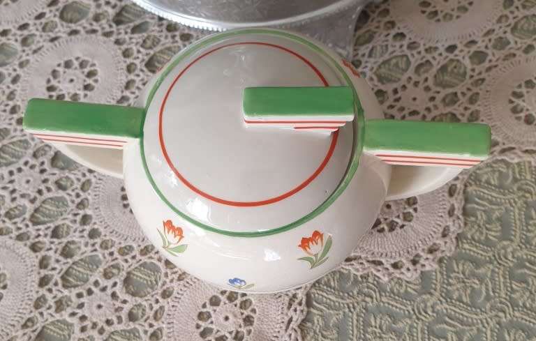 VINTAGE SUGAR BOWL WITH LID | DECOR | KITCHEN |