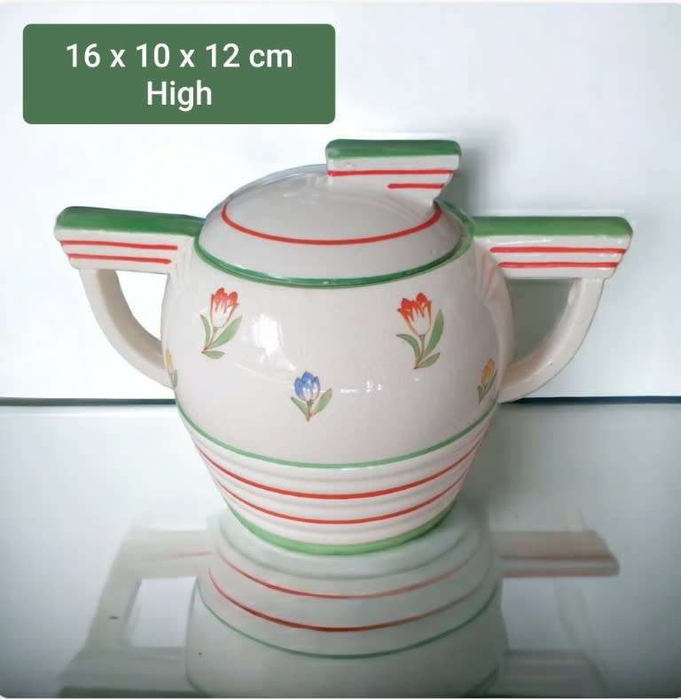 VINTAGE SUGAR BOWL WITH LID | DECOR | KITCHEN |